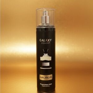 Galaxy Gold Products Avalanche Perfumed Mist - Black and Gold